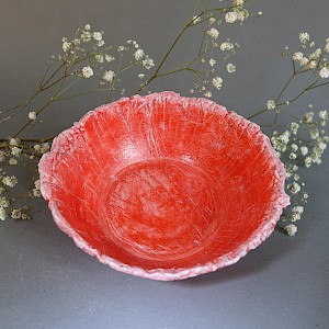 miska dekorativní červená